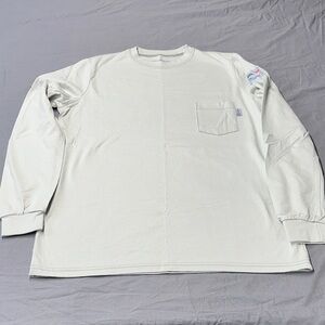 Men's Tyndale FR Large Light Gray Long Sleeve